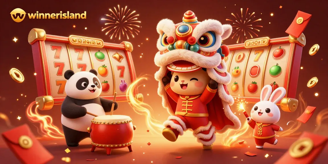 Engage in captivating online gaming experiences at Winner Island Casino featuring vibrant 3D characters.