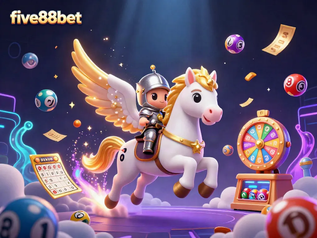 Experience the thrill of gaming at five88bet with dynamic lottery elements and vivid characters